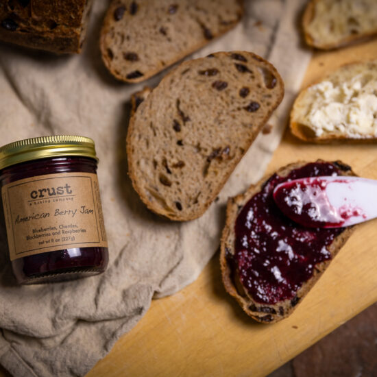 Sweet Savory Box Cin Raisin SlicewithJam 4 CRUST a baking company 1650px