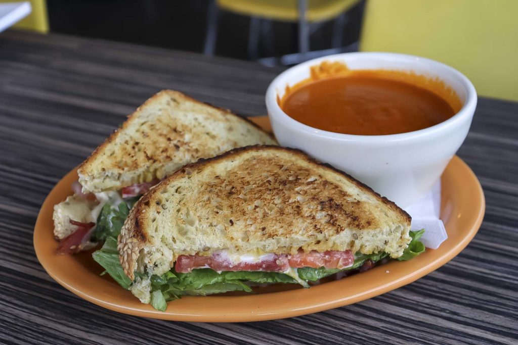 CRUST a baking company SOUP AND SANDWICH COMBO