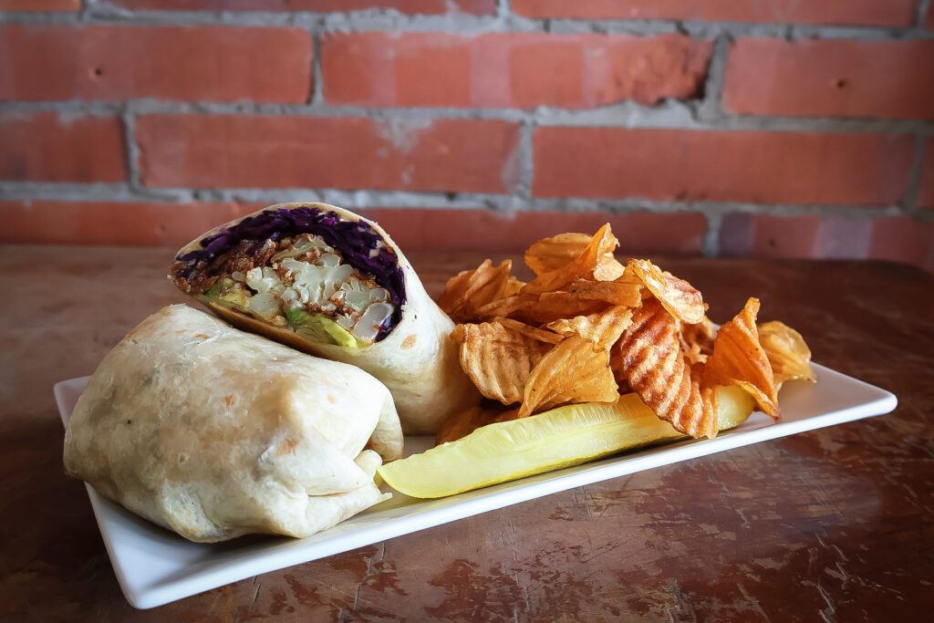Crispy Cauliflower Wrap