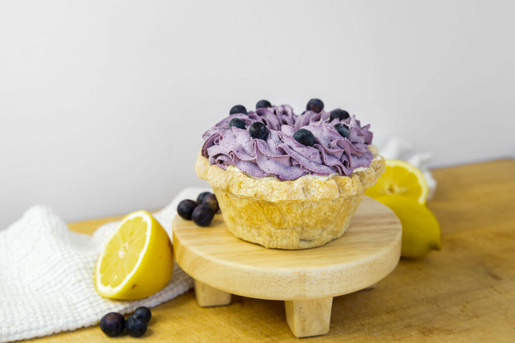 Lemon Blueberry Cream Cutie Pie