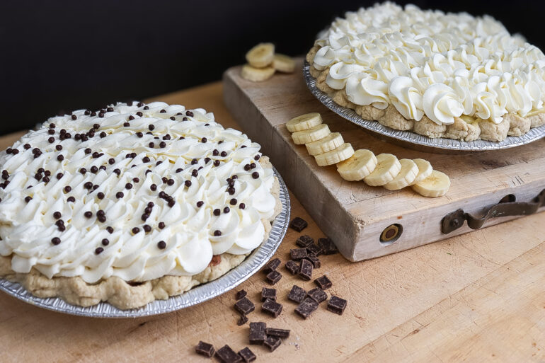 Banana-Cream-and-Chocolate-Cloud PIes