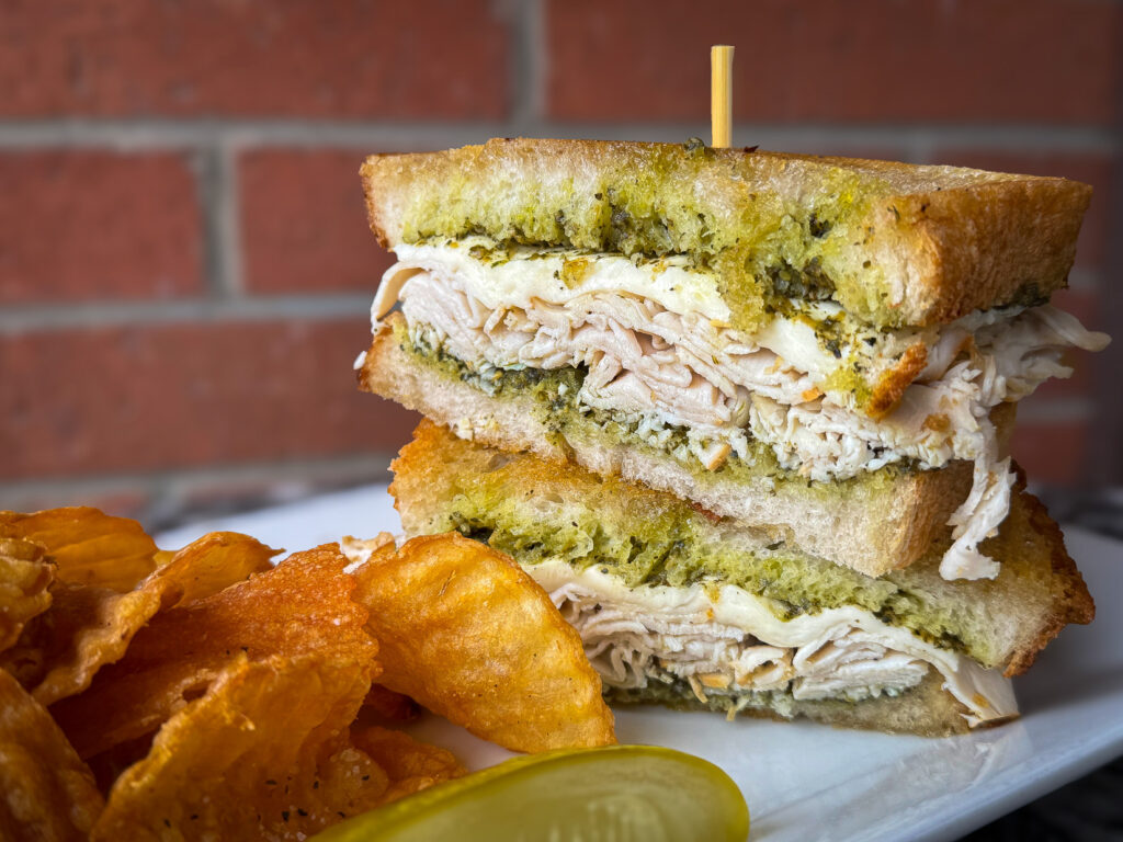 Turkey Pesto Grilled Cheese