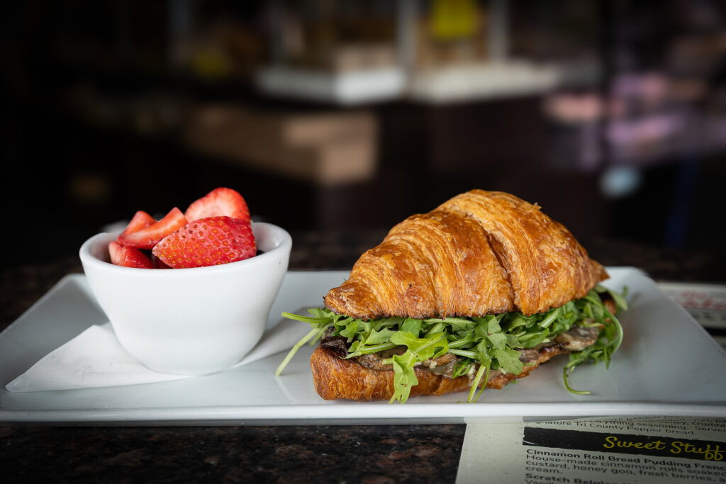 Roasted Mushroom Croissant Roasted Mushroom Croissant