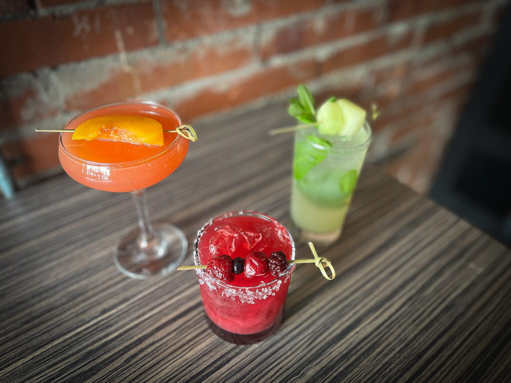 Spring Cocktails: Blushing Peach, Berry in Bloom, Mint to Be