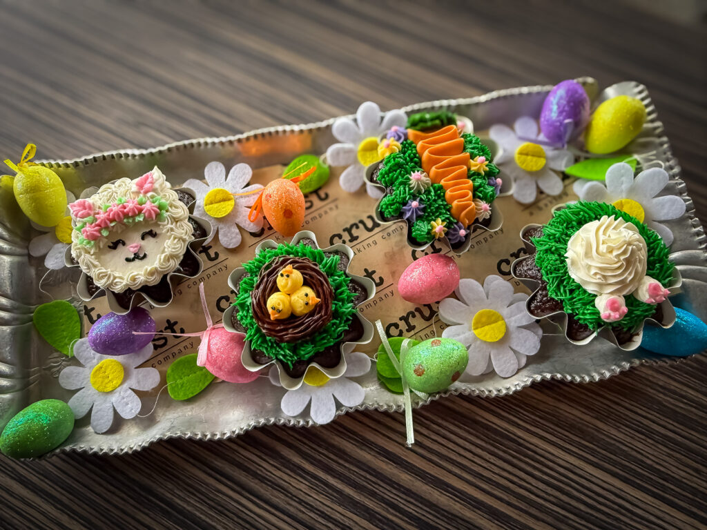 Easter Cupcake 4 Pack2025 CRUST a baking company 1650px