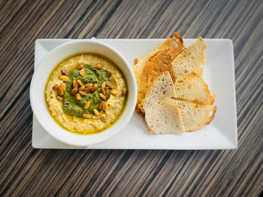 Pesto Hummus
